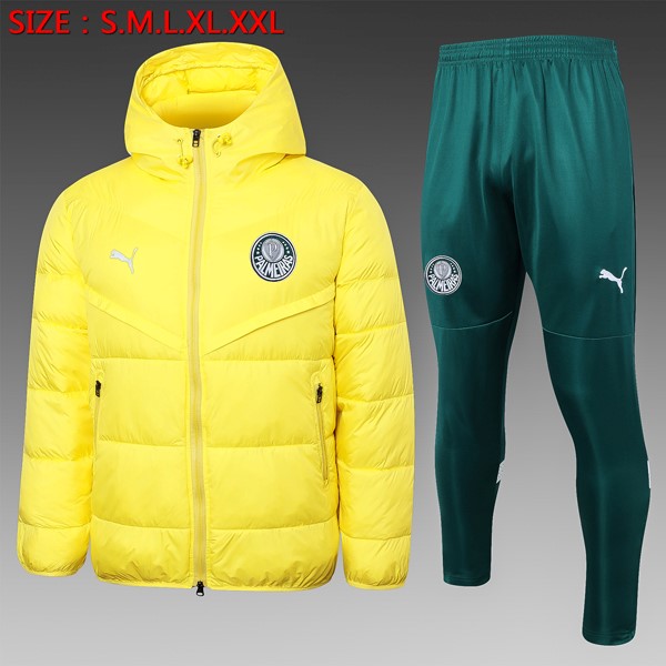 Daunenmantel Palmeiras Komplett Set 2024-25 Gelb